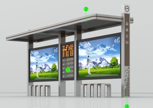 现代款公交候车亭（参考价格1300元/米）